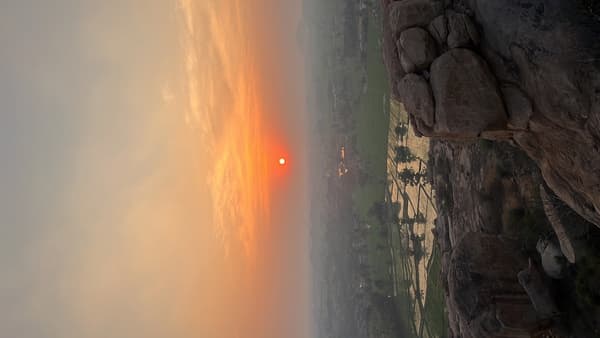 Hampi Backpacking trip poster