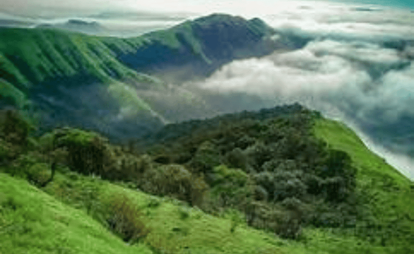 Kodachadri Sunsrise through Hidlumane Falls poster