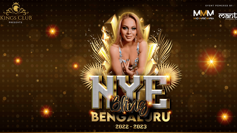 Nye Bling Bengaluru 2025 poster