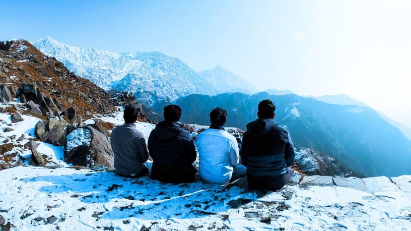NY Mcleodganj Triund Trek poster