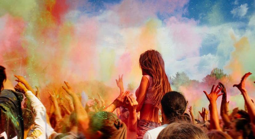 Holi Bash Beach Camping Alibaug poster